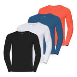 Kit 4 Camiseta Manga