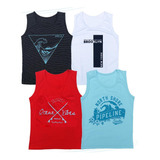 Kit 4 Camiseta Manga