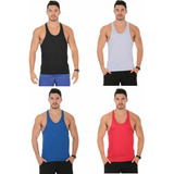 Kit 4 Camiseta Regata