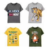 Kit 4 Camisetas Carters