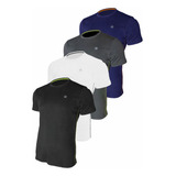 Kit 4 Camisetas Dry Esportiva Proteção Uv Basica