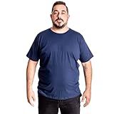 Kit 4 Camisetas Masculinas Plus Size Básicas Algodão Premium MULTICOLORIDO G1