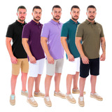 Kit 4 Camisetas Polo