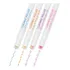 Kit 4 Canetas Carimbo Roller Tilibra Lunix