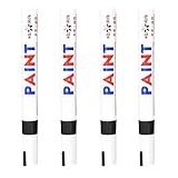 Kit 4 Canetas Reparadora Tira Risco Automóveis Carro Moto Caminhões Pintar E Retocar Pneu Azulejo E Tênis Uso Escolar Marca Texto