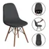 Kit 4 Capa Cadeira Charles Eames Eiffel Botones Várias Cores