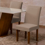 Kit 4 Capa Cadeira Jantar Malha Spandex Coladinha Cores