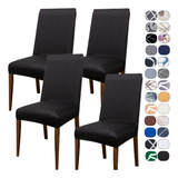 Kit 4 Capa Cadeira Jantar Tecido Importado Mais Resistente