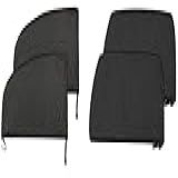 Kit 4 Capa Cortina P-Janela De Carro Proteção Solar Contra Mosquitos Protetora SUV Sedã-A- Kit 4 Pcs Para Sedã-