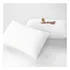 Kit 4 Capa Protetora Para Travesseiro Impermeável Liso Fronha Protetor Não Faz Barulho Top Com Zíper Cor Branco - Cozzilar