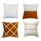 Kit 4 Capas Almofada