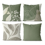 Kit 4 Capas De Almofadas Decorativas Geométricas