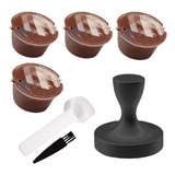 Kit 4 Cápsula Tamper Dolce Gusto Reciclável Café Cafeteira