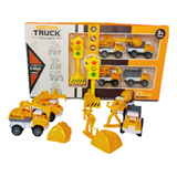 Kit 4 Carrinhos Caminhao