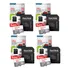 Kit 4 Cartão Memória 16gb Micro Sd Ultra 80mbs Sandisk Nfe