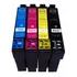 Kit 4 Cartuchos Compartível Epson Preto 133 + Color 133 M.c