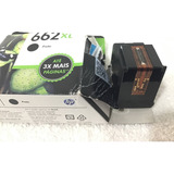 Kit 4 Cartuchos Hp 662xl Pto Original Vazio P Recondicionar