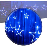 Kit 4 Cascata Estrela Decoração Natal 138 Leds Cores Funções