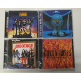 Kit 4 Cds Guns N Roses Rush Kiss Black Sabbath