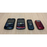 Kit 4 Celulares 2 Blackberry Nextel 1 Nokia E 1 LG