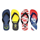 Kit 4 Chinelos Masculino