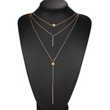 Kit 4 Choker Dourado