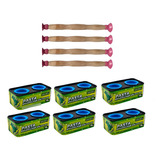 Kit 4 Chupeta 6 Pasta Esmerilhador Válvulas Fina Grossa
