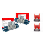Kit 4 Cilindro Burrinho Fusca 57 À 76 Roda Tras 5 Furos Trw