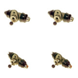 Kit 4 Cilindro Burrinho Fusca 72 Roda 4 Furos