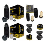 Kit 4 Coifa Batente Coxim Dianteiro Traseiro Gol G5 G6 Axios