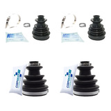 Kit 4 Coifa Semi Eixo Lado Cambio Roda Kia Picanto 04 A 10