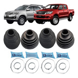 Kit 4 Coifas Lado Câmbio Roda Hilux Sw4 2 5 3 0 2006 A 2015