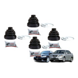 Kit 4 Coifas Semi eixo Lado Roda E Cambio Honda Civic 2005
