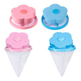 Kit 4 Coletores Tira Pelos Flutuante Lavadora De Roupa Fiapo