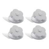 Kit 4 Coletores Tira Pelos Flutuante Lavadora De Roupa Fiapo
