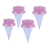 Kit 4 Coletores Tira Pelos Flutuante P máquinas Lava Roupa