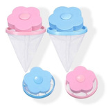 Kit 4 Coletores Tira Pelos Flutuante P máquinas Lava Roupa