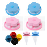 Kit 4 Coletores Tira Pelos Flutuante P máquinas Lava Roupa