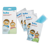 Kit 4 Compressas Em Gel Adesivo Para Aliviar Febre Buba