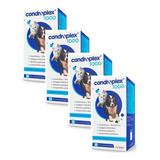 Kit 4 Condroplex 1000 Suplemento Para Cães E Gatos 60 Compri