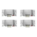 Kit 4 Conector Carga Compatível Moto G5s Plus Xt1802 Xt1683