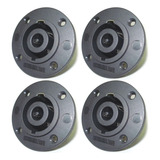 Kit 4 Conector Speakon