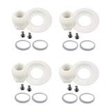 Kit 4 Conjunto Frontal Dispositivos Hidro Sodramar Branco
