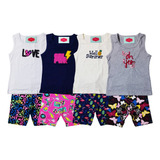 Kit 4 Conjunto Infantil