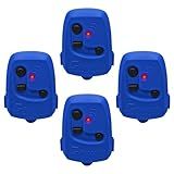 Kit 4 Controle Tx 3C Peccinin 433 Mhz C Bateria Azul