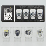 Kit 4 Copos Dose Atlético Mineiro