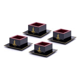 Kit 4 Copos Sake Massu Saque Ideograma Japonês 65ml Cor Outro