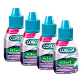 Kit 4 Corega Pó Fixador De Dentadura Próteses Em Pó 22g