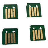 Kit 4 Cores Chip Toner Para Xerox Phaser 7800 Color B C M Y