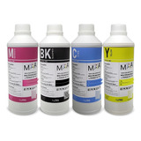 Kit 4 Cores De Tinta Pigmentada Mxa Print Para Eps Workforce